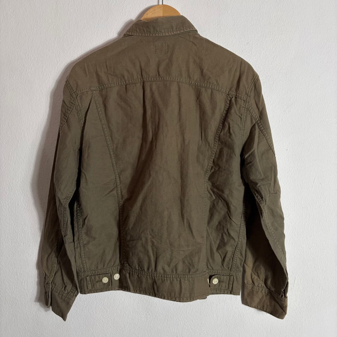 JPN Lee 빈티지 Westerner 100-J 카키 데님 자켓(M) 상품이미지2
