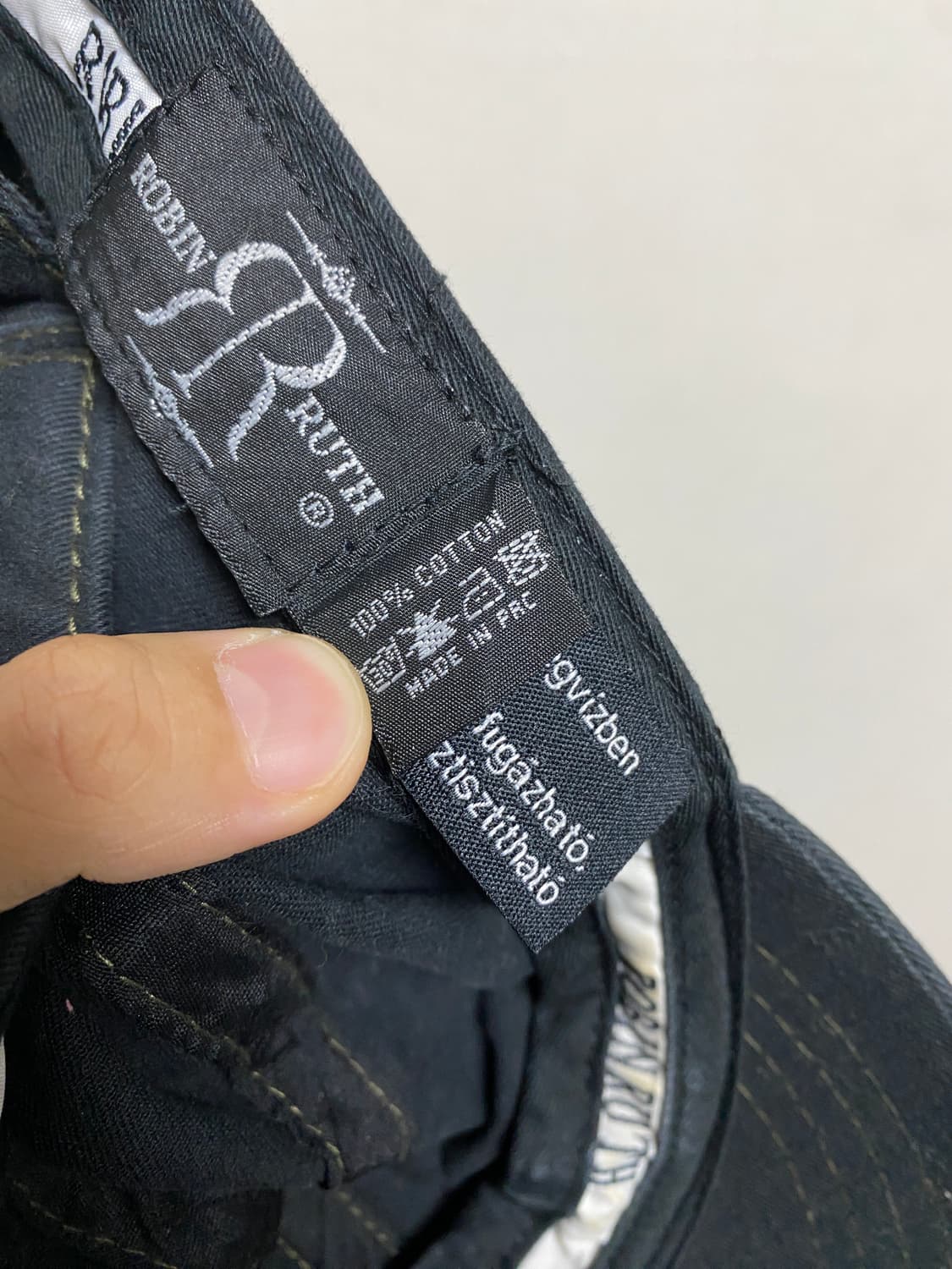 로빈루스 부다페스트 y2k 빈티지 헌팅캡 블랙 상품이미지6