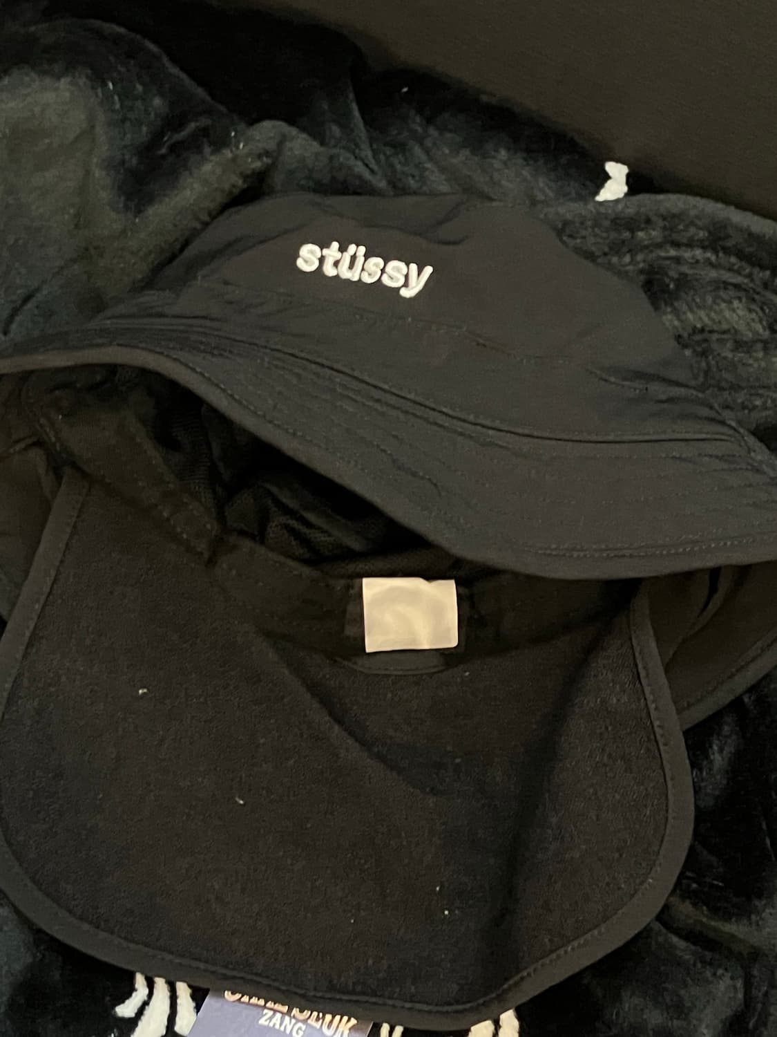 스투시 자수 로고 벙거지 블랙 #csz3033 상품이미지3