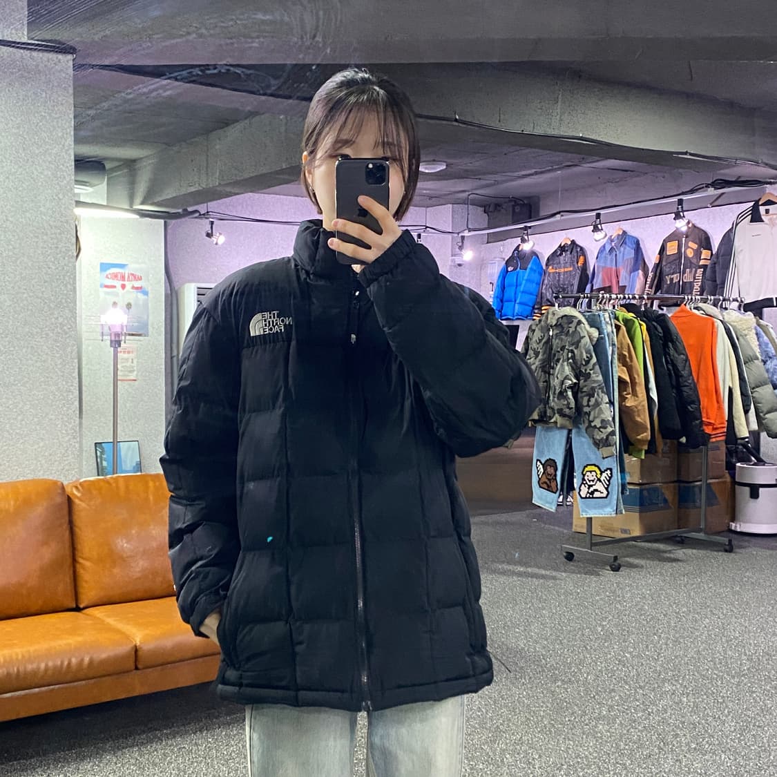 노스페이스 스퀘어 퀄팅 패딩 B3594 상품이미지1