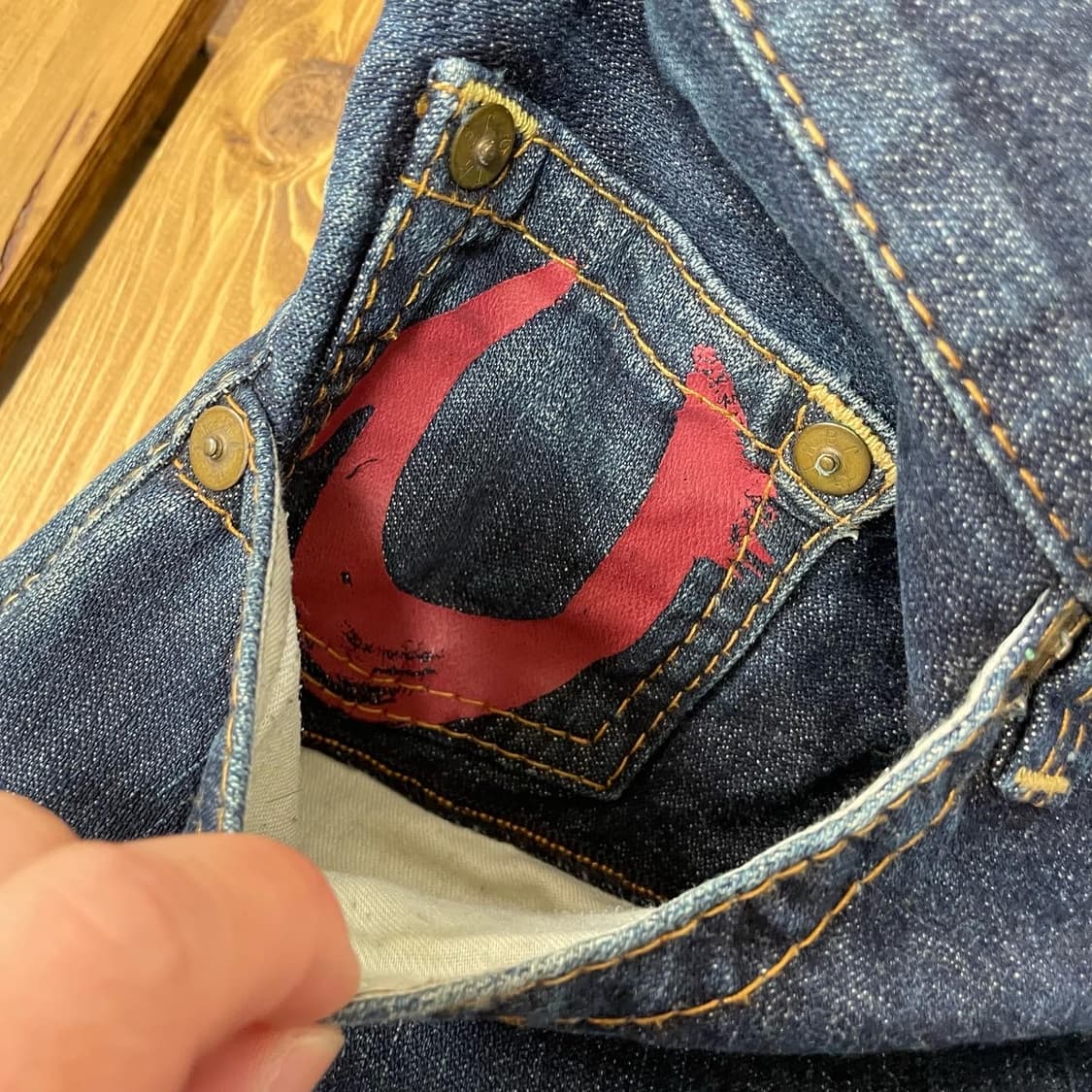 트루릴리전 생지데님 36in 상품이미지6