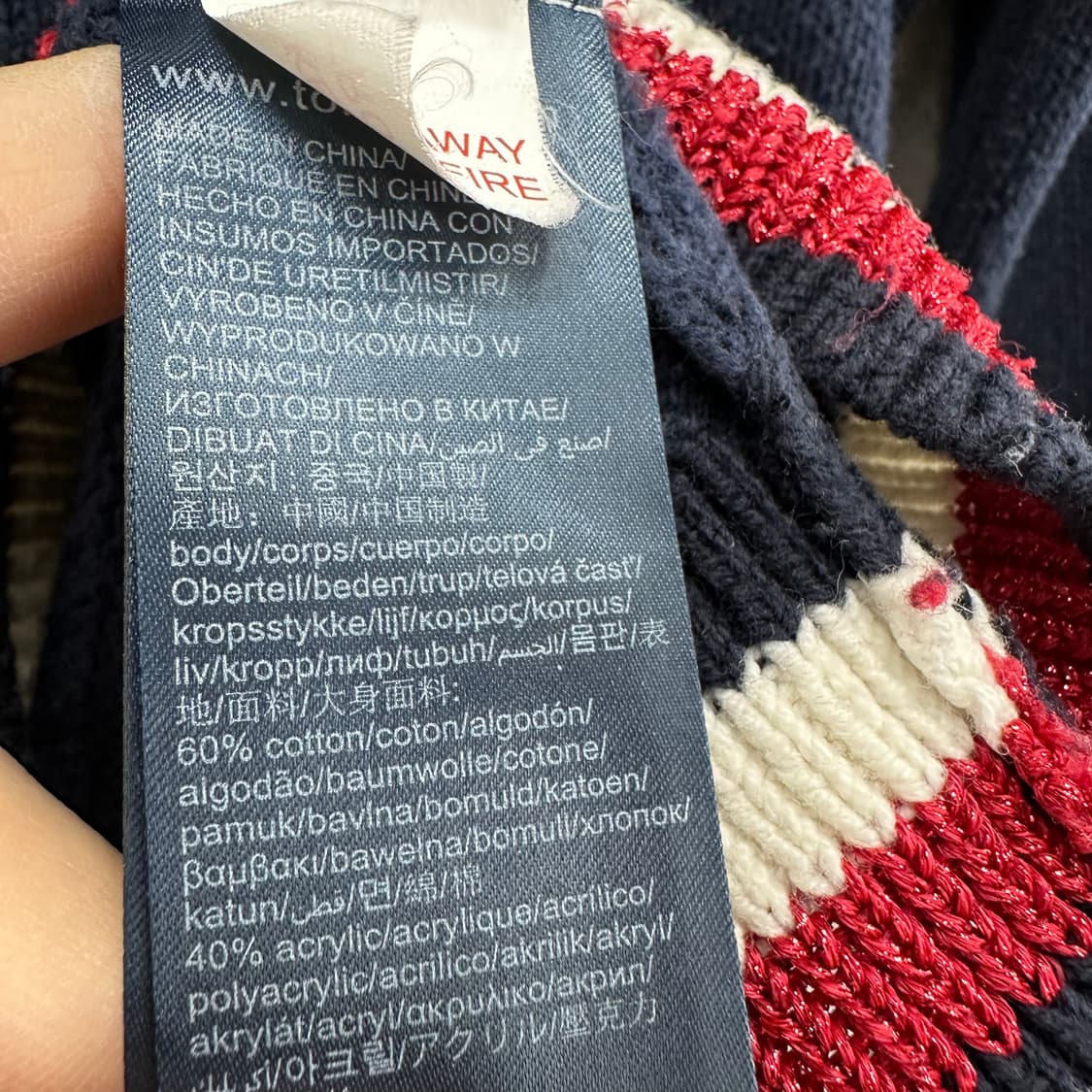 90 타미힐피거 여자 니트 상품이미지4