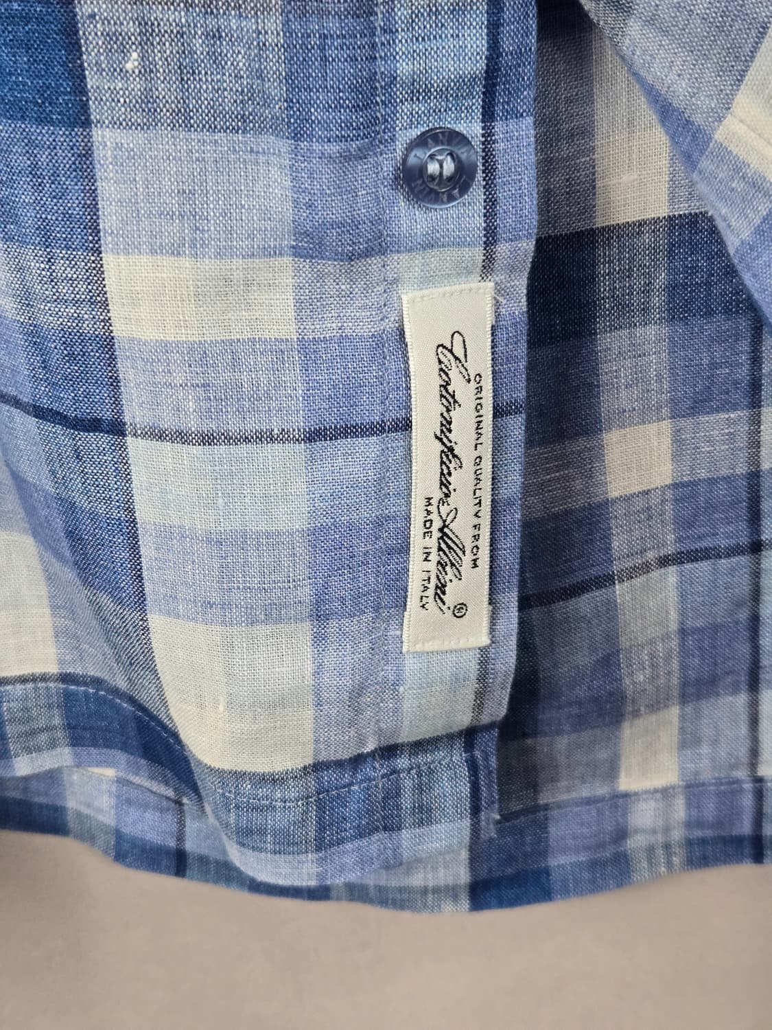 [무료배송]LANVIN 랑방 100 남성 린넨 마 100% 셔츠 정품 상품이미지7