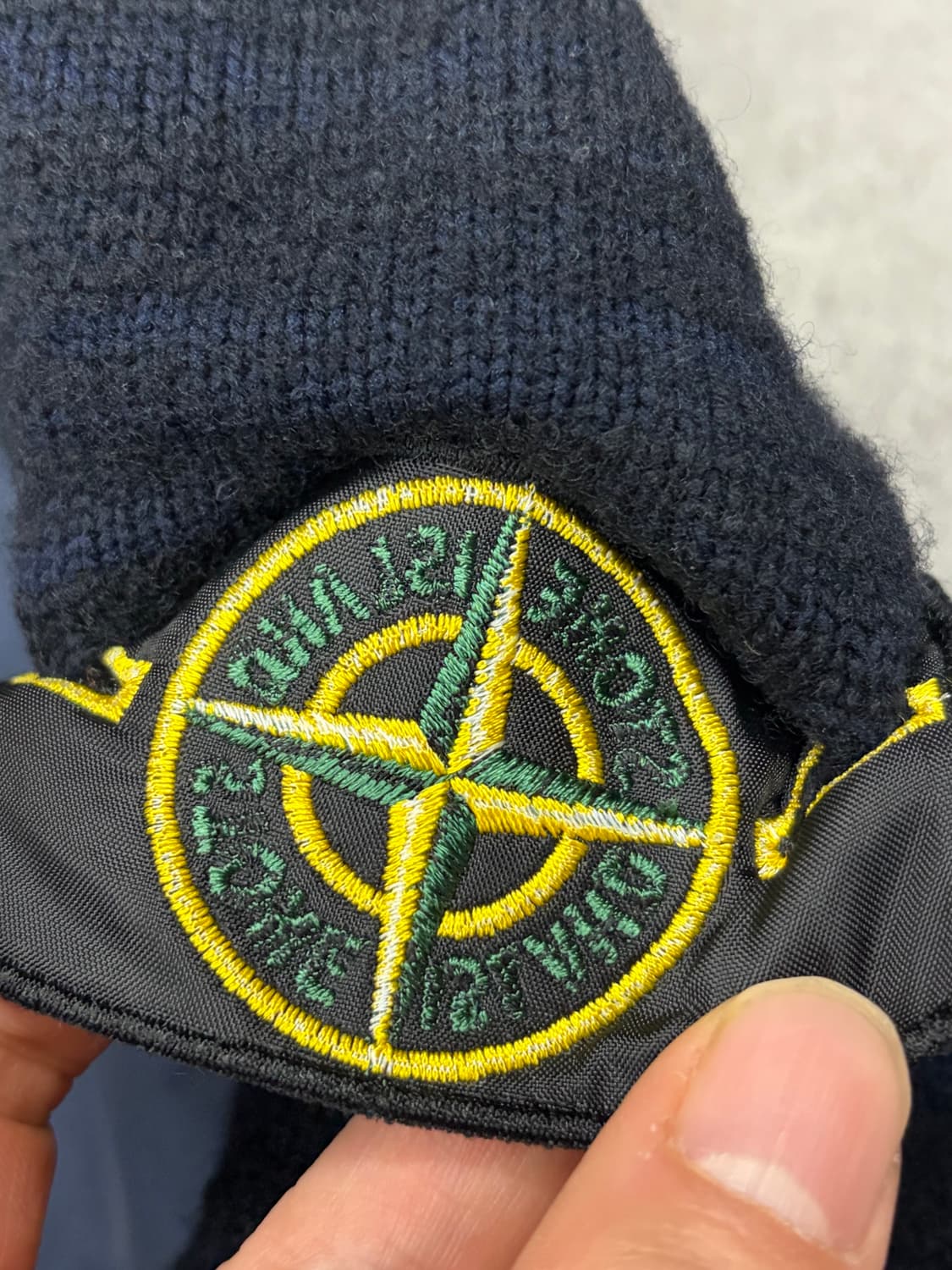 스톤아일랜드 니트 블루종 점퍼 상품이미지5