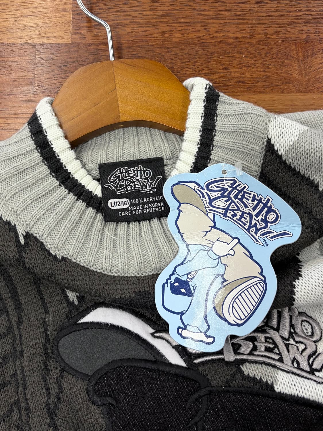 Ghetto Crew 빈티지 니트 상품이미지9