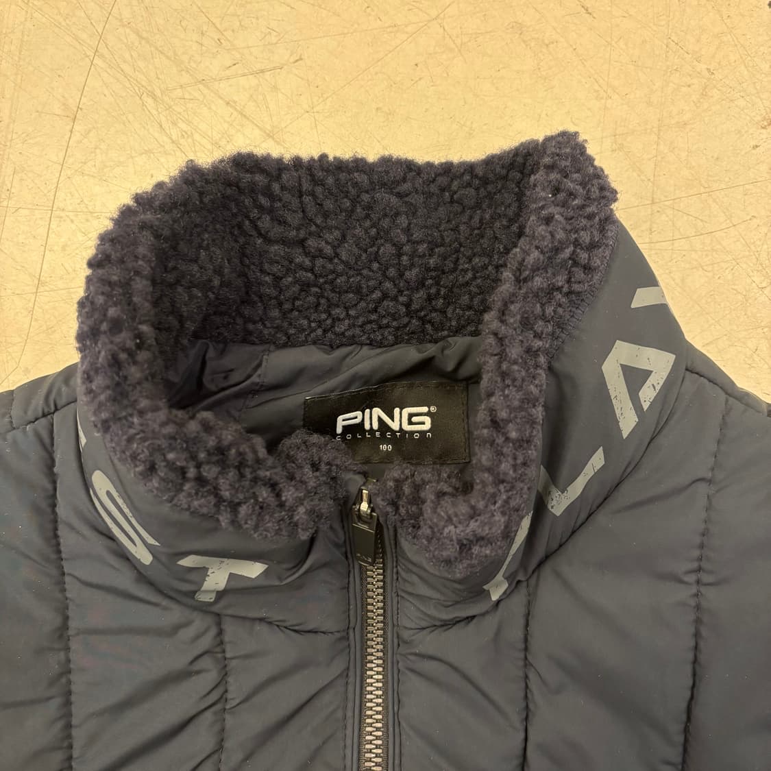 Ping 골프 블랙 플리스 자켓 상품이미지3