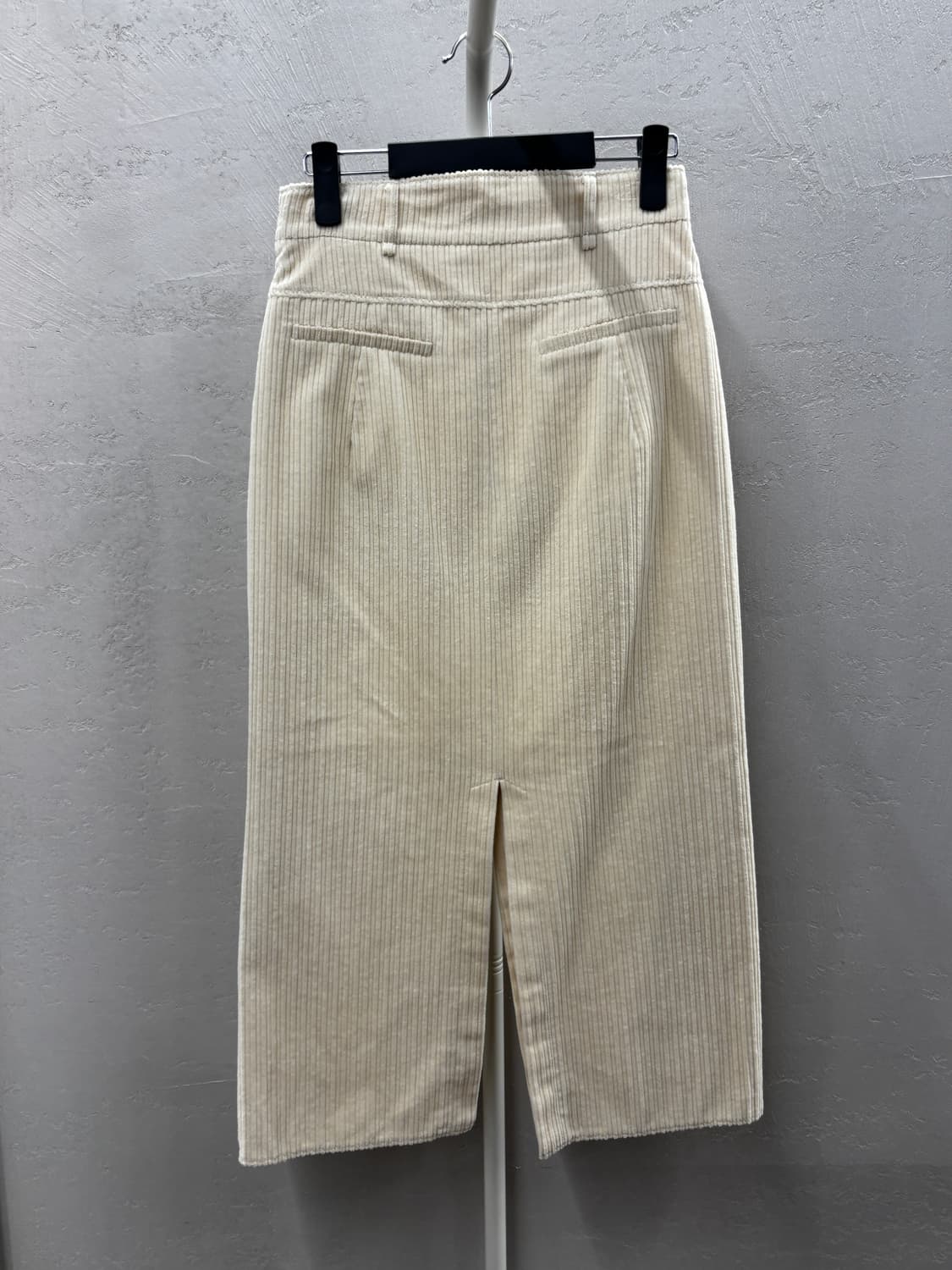 TIME 코듀로이 스커트 아이보리 상품이미지3