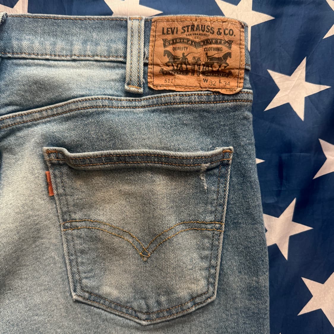 [32]Levi's 리바이스 511 오렌지탭 데님 팬츠 -9 상품이미지6