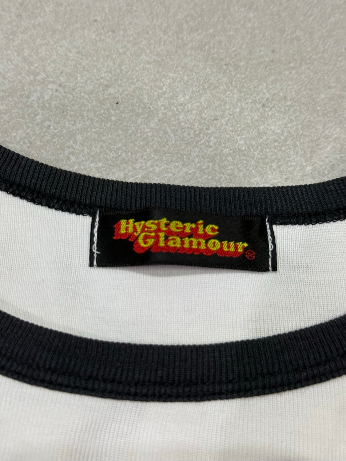 히스테릭 글래머 아카이브 히스걸 링거티 반팔 티셔츠 상품이미지3
