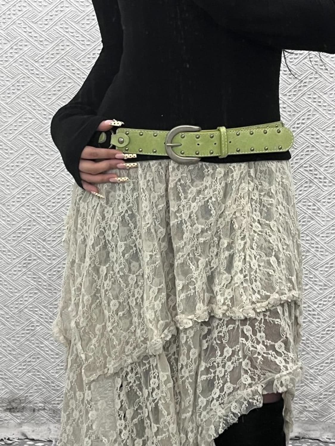 빈티지 컨트리 스트릿 카우걸 체인 벨트 C09648 상품이미지2