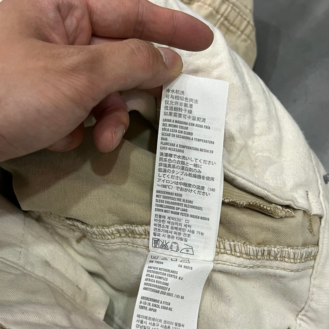 아베크롬비 카고 쇼츠 y18192 상품이미지9