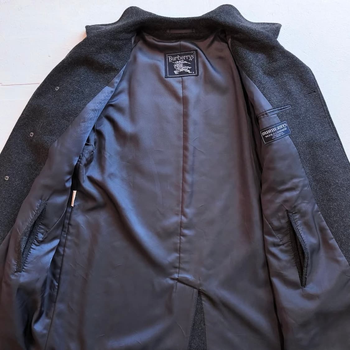 버버리 캐시미어 챠콜 맥 코트 상품이미지6