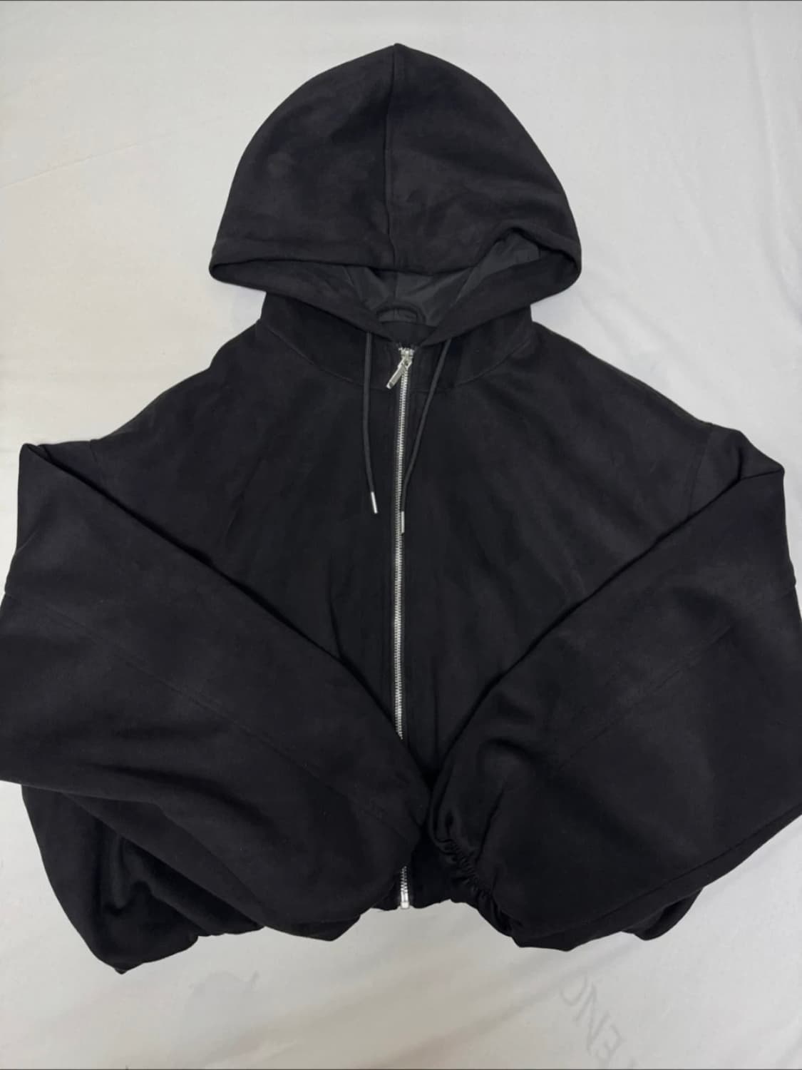 자라 페이크 스웨이드 후드집업 L 상품이미지1