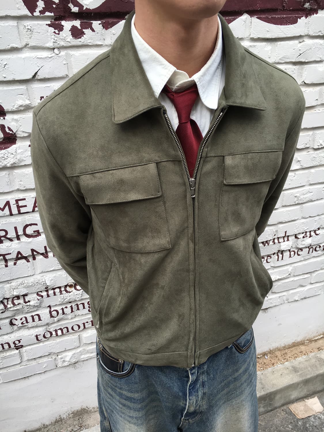Olive Blouson jacket 상품이미지2
