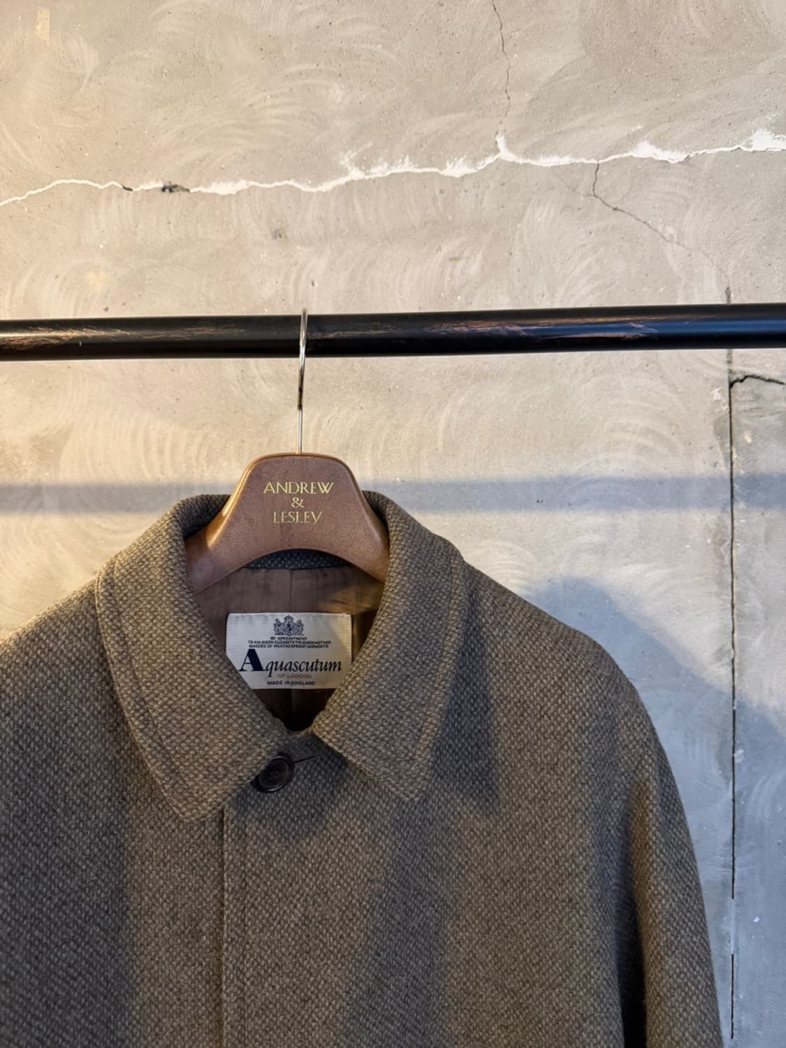 아쿠아스큐텀 트위드 코트 남성100 상품이미지2