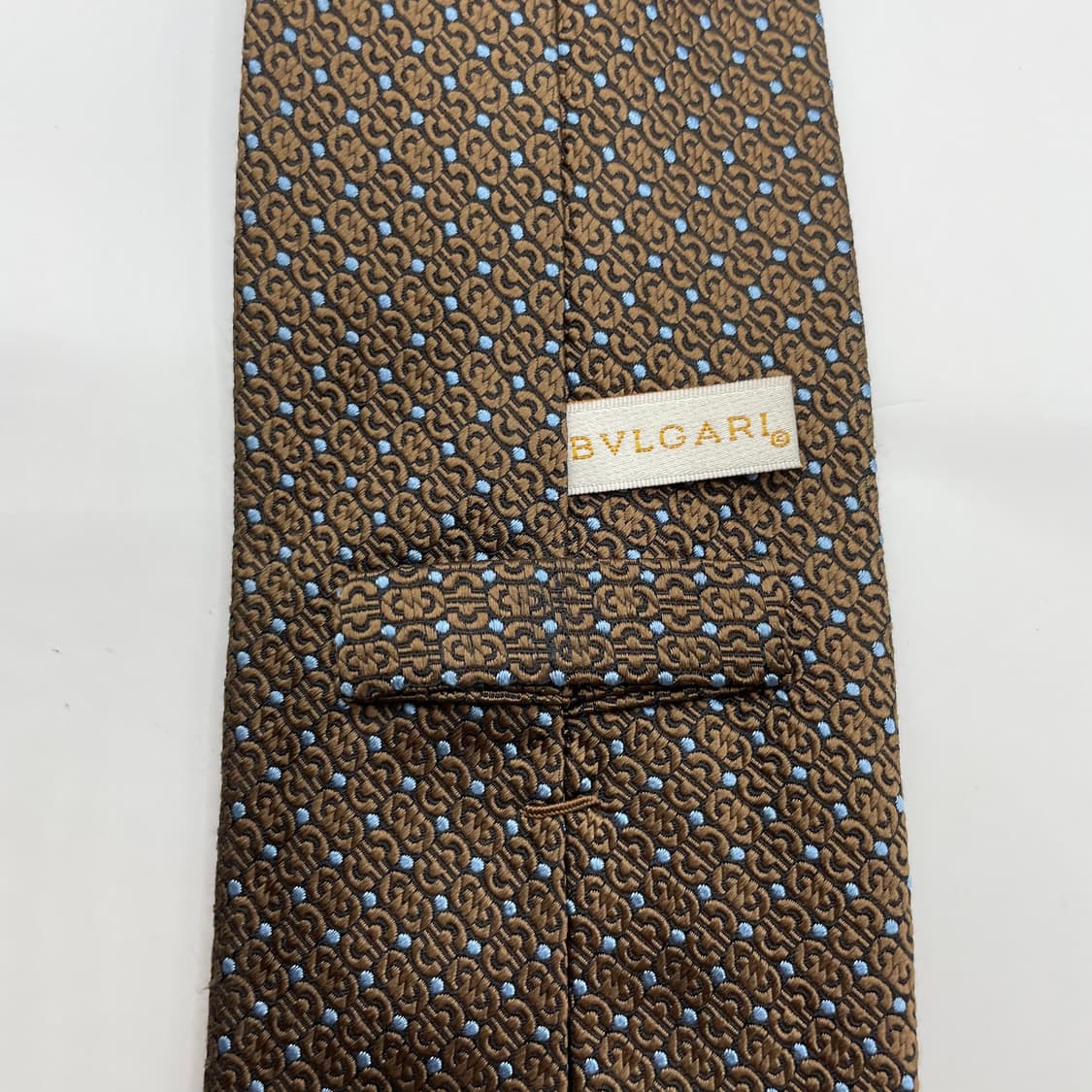 750) (BVLGARI) 불가리 패턴 넥타이 상품이미지5