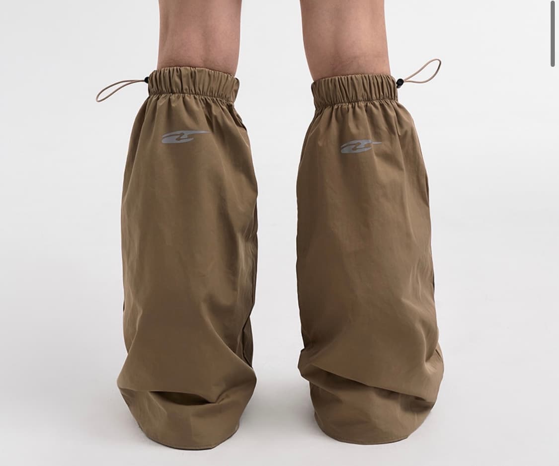 yeel leey 스트링 레그워머 베이지 상품이미지1