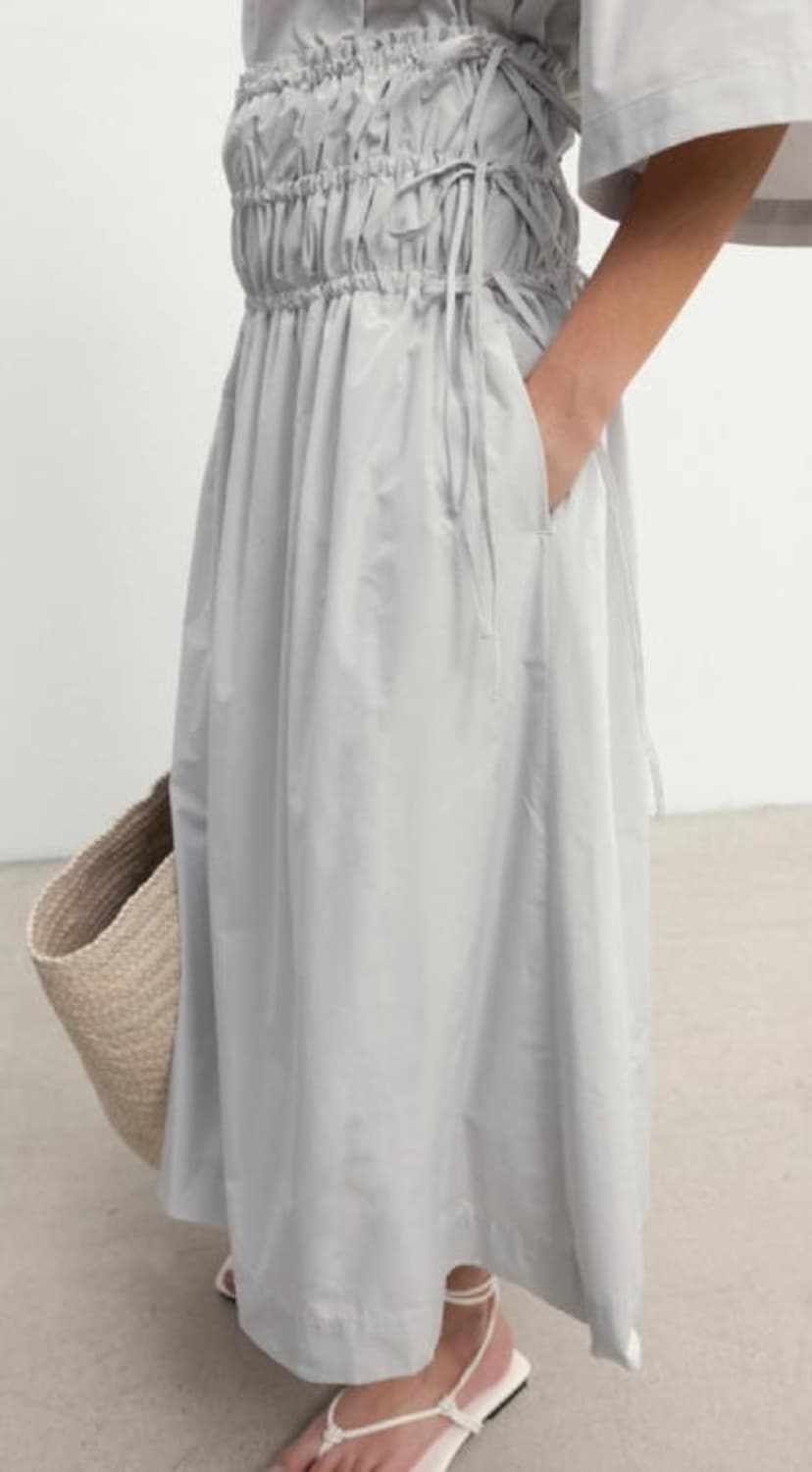 모노하 셔링 스커트 상품이미지4