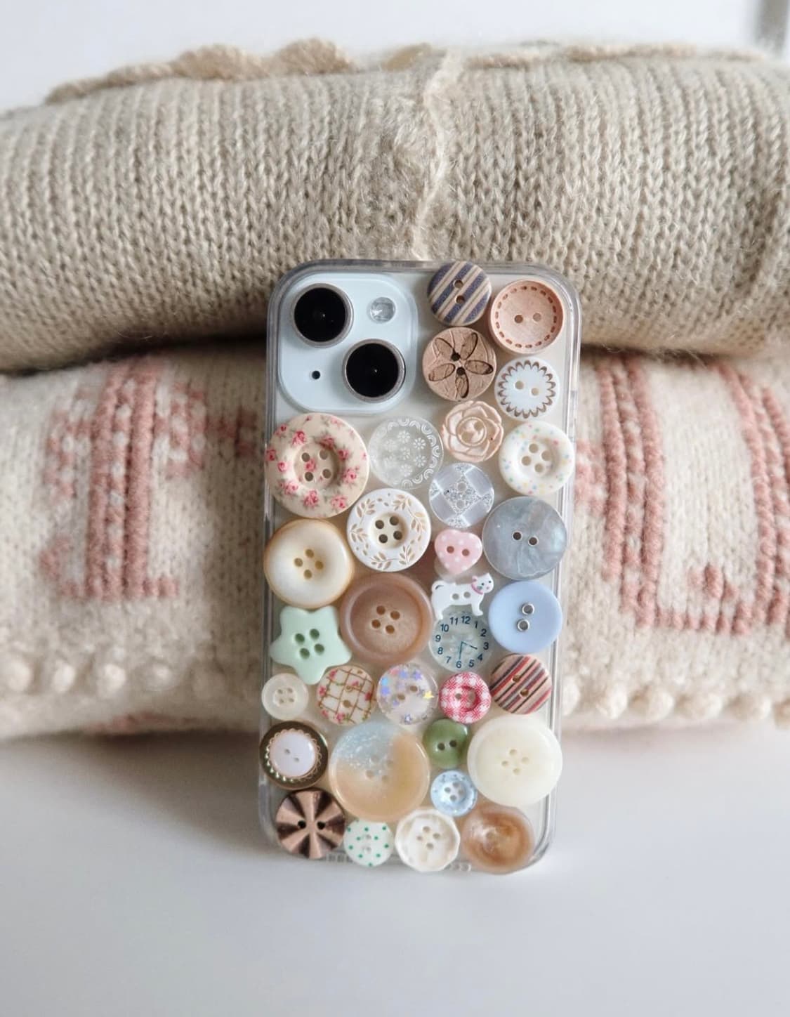 네블리노소 단추 케이스 아이폰 7/8/se2,3 상품이미지1