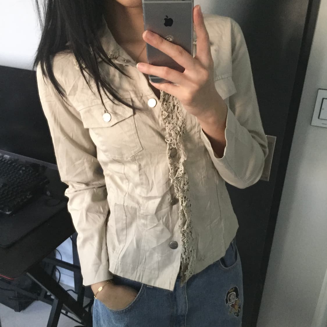 Lest rose 레이스 플라워 자켓 상품이미지2