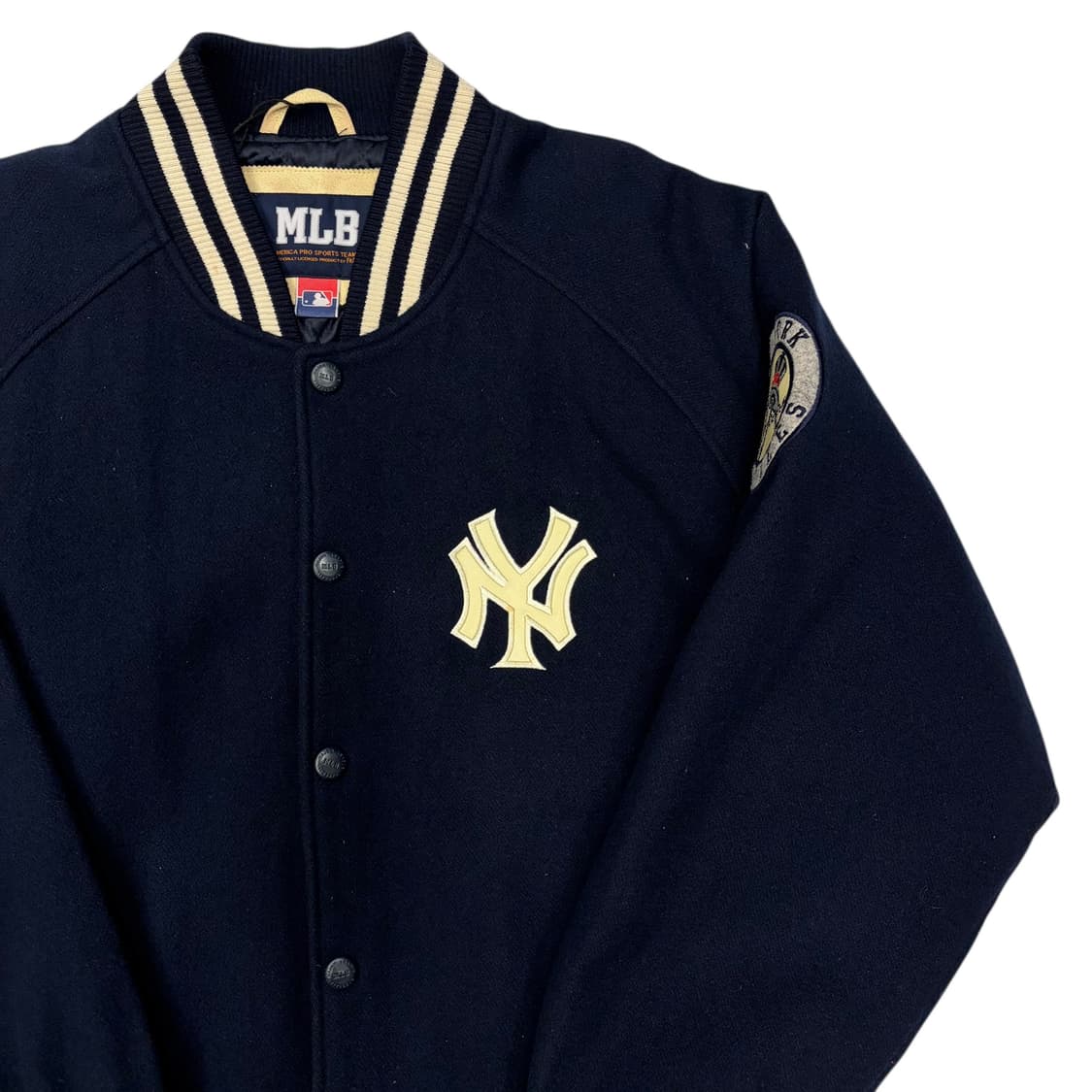 00s MLB 뉴욕 양키스 네이비 울 바시티 자켓 L 상품이미지2