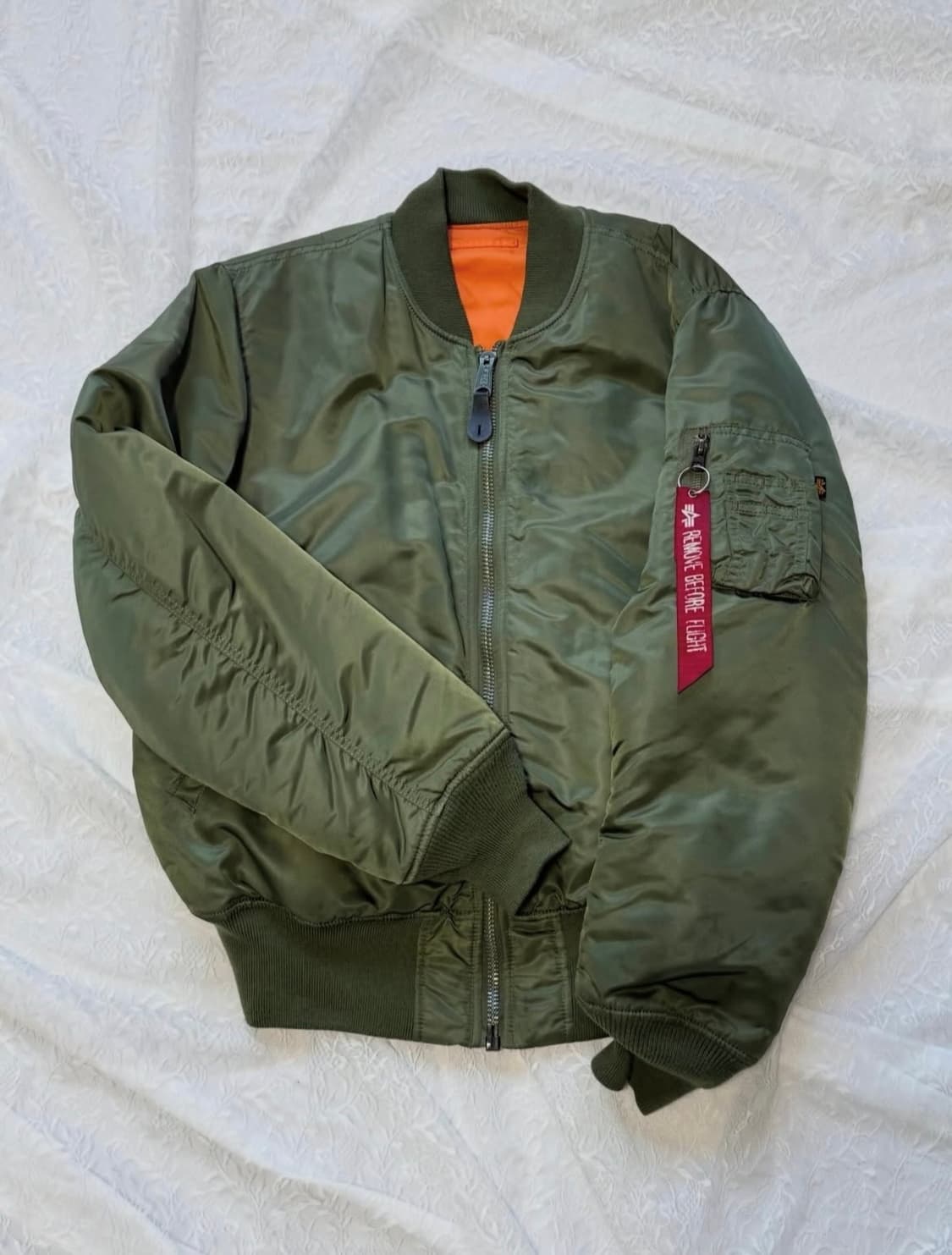 알파인더스트리 카키 항공점퍼 상품이미지2