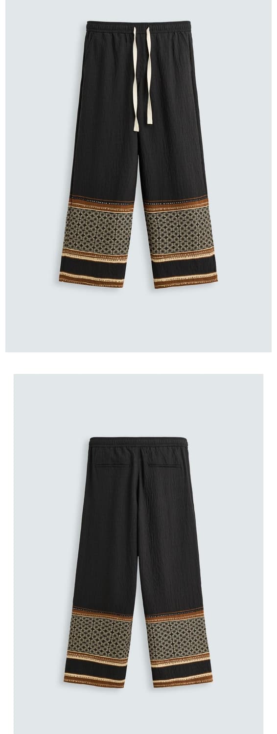 자라 컬러 블록 릴렉스핏 팬츠 s(30) 상품이미지2