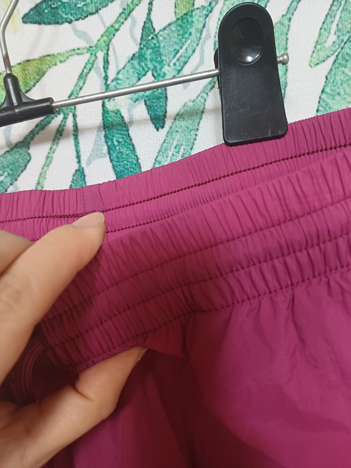 코드그라피/남녀공용/세미와이드 카고 나일론 바스락팬츠 상품이미지7