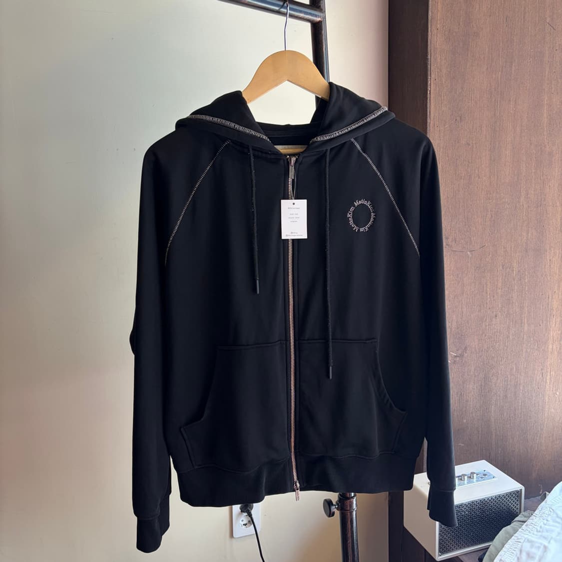 16693 - 마뗑킴 스티치 후드 집업 상품이미지2