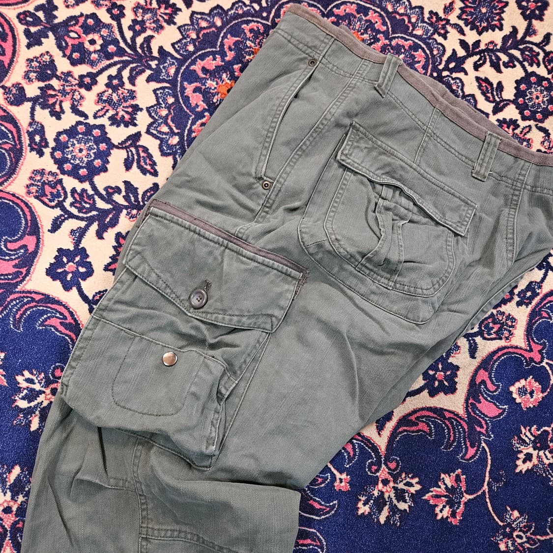 밀리터리 빈티지 무드 워크웨어 카고 팬츠 38size 상품이미지2