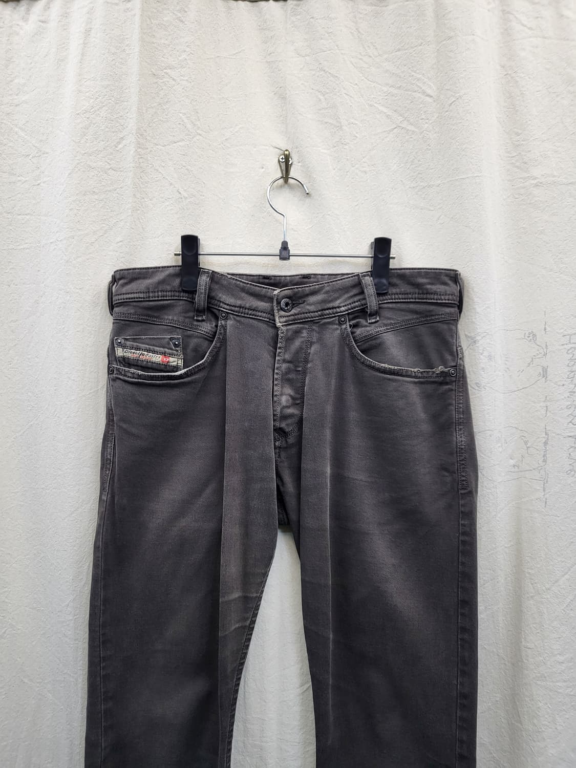 디젤 블랙 데님 팬츠 상품이미지3