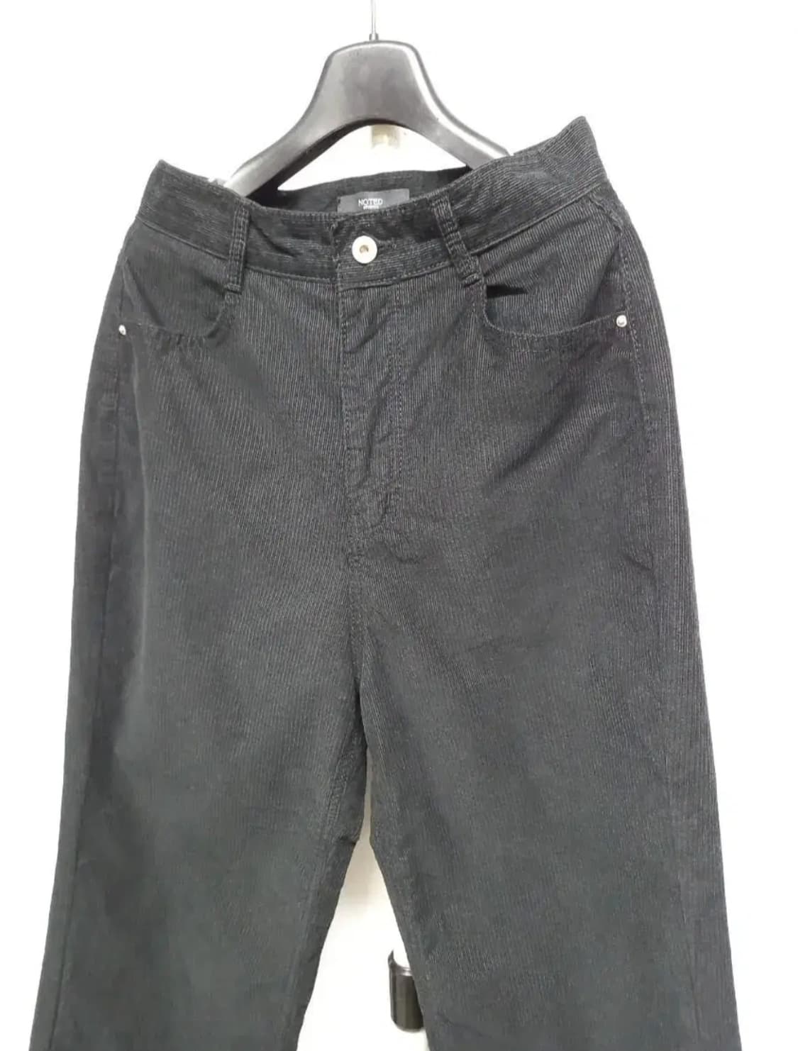 새 NOTED 코듀로이 골덴 하이웨스트 통핏팬츠 27.28 상품이미지4