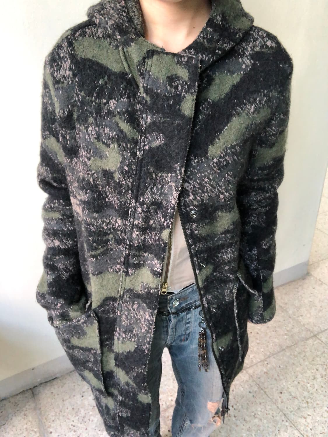 camo hoodie ct / diesel 상품이미지1