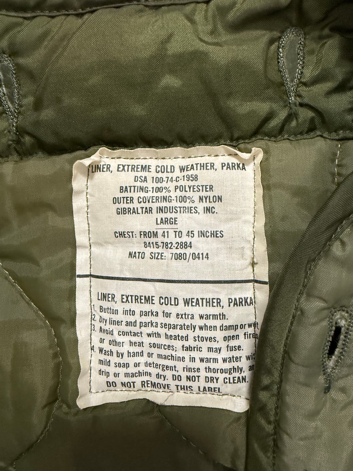 *1980s OG M65 Fish tail parka 상품이미지8