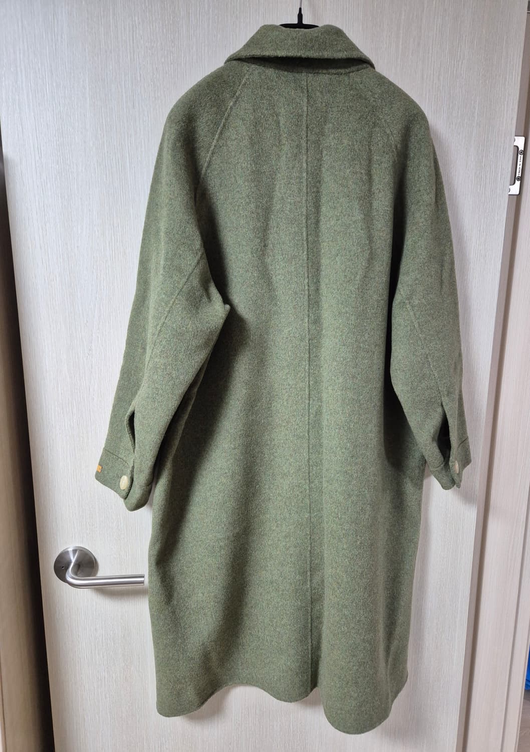 르니나 비올라 핸드메이드 더플코트 모스그린 상품이미지4