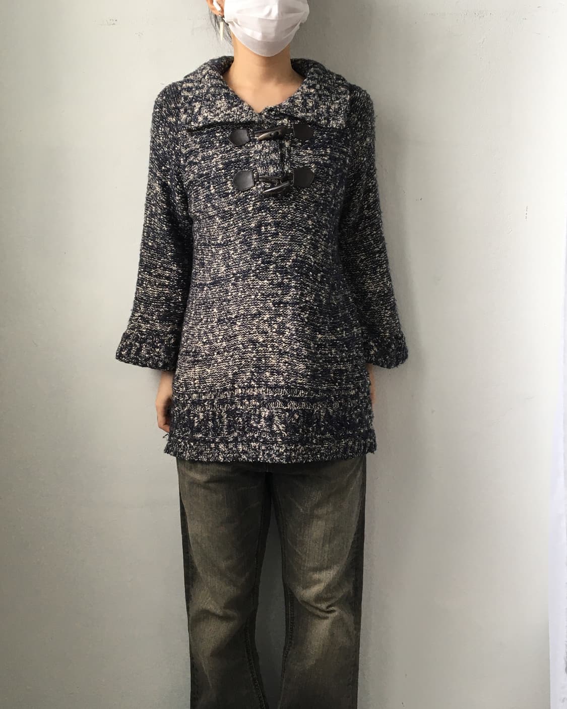 Duffle button point knit 상품이미지5