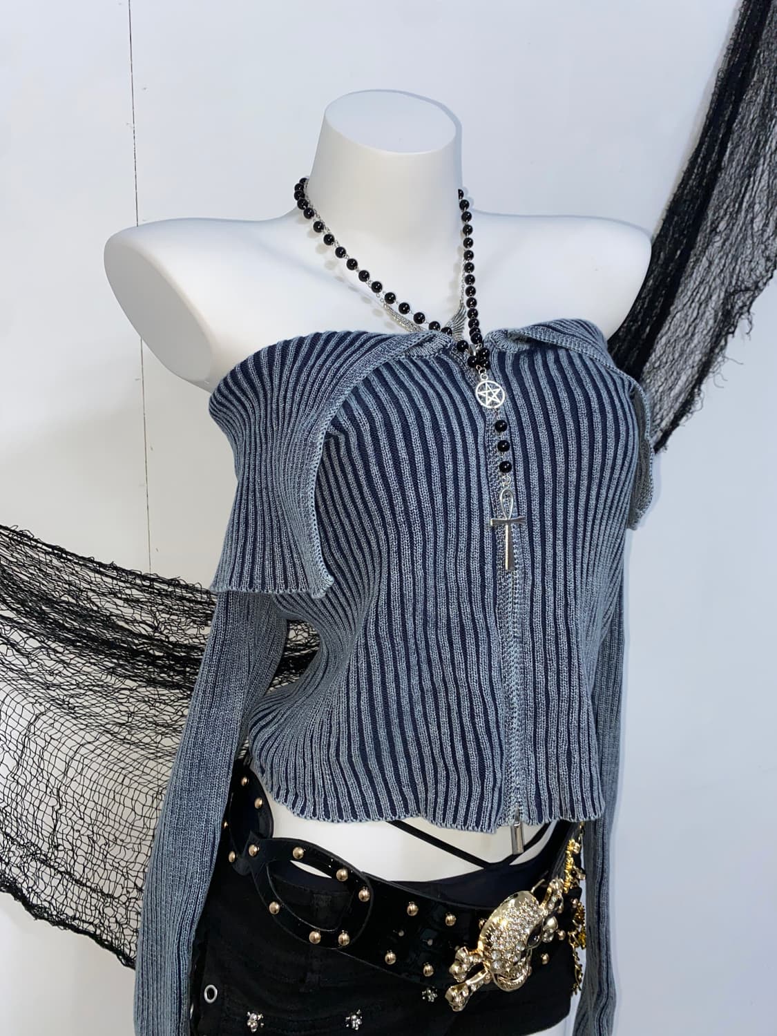 ꒰ঌ 에고이스트 펑투케 오프숄더 집업 ໒꒱ 상품이미지3