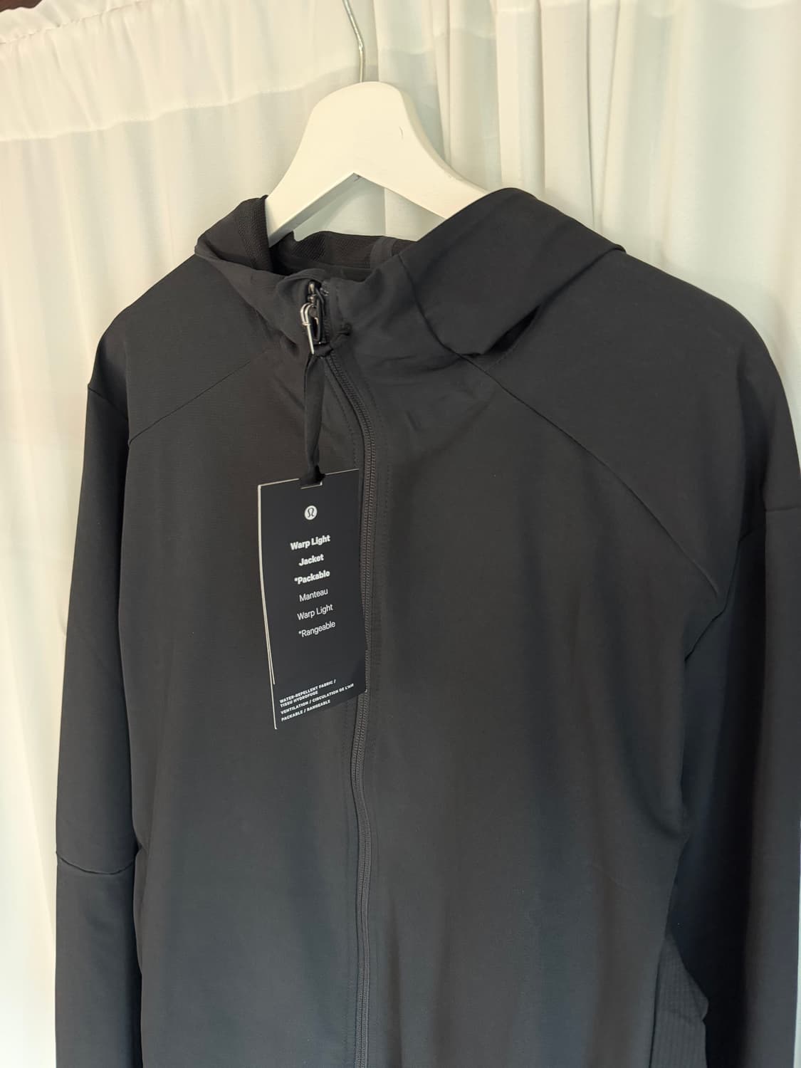 룰루레몬 Warp Light jacket 블랙 자켓 상품이미지2