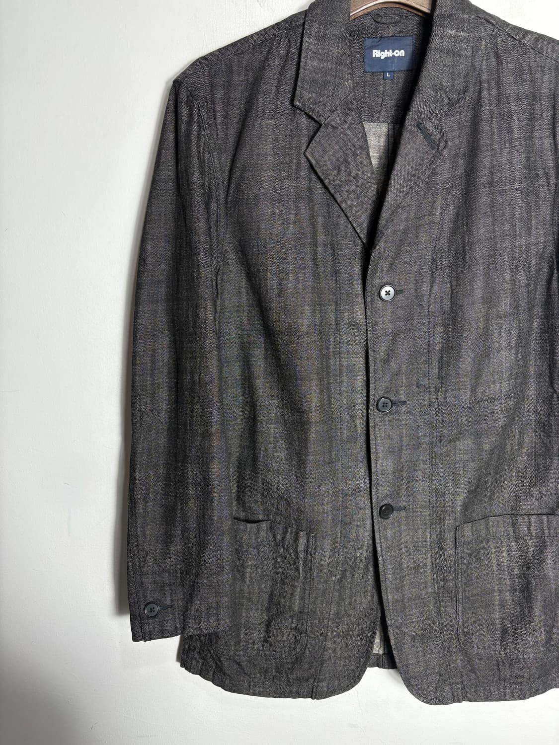 Right-on 흑청 데님 블레이저 상품이미지3