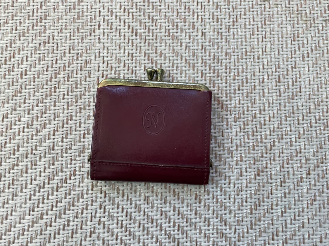 빈티지 골드 레더 코인지갑 J03750 상품이미지1