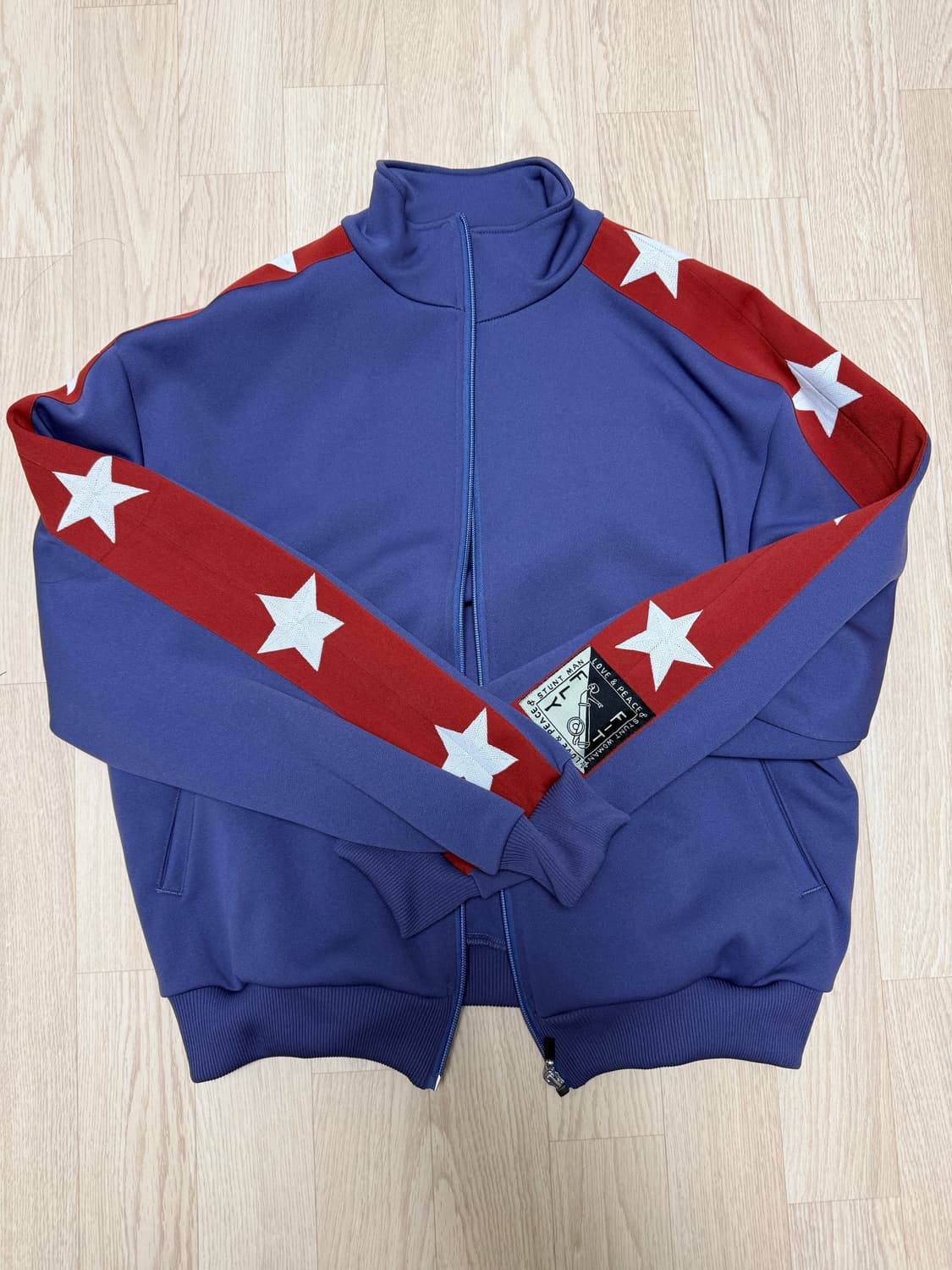 캐피탈 스무스 저지 트랙 자켓 퍼플 색상 2사이즈 상품이미지2