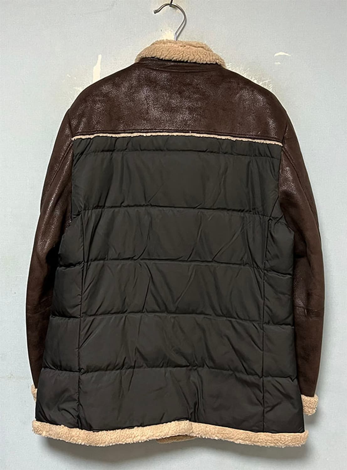 LUOMO 워모 남자 무스탕자켓 덕다운 캐주얼 L 100  상품이미지2