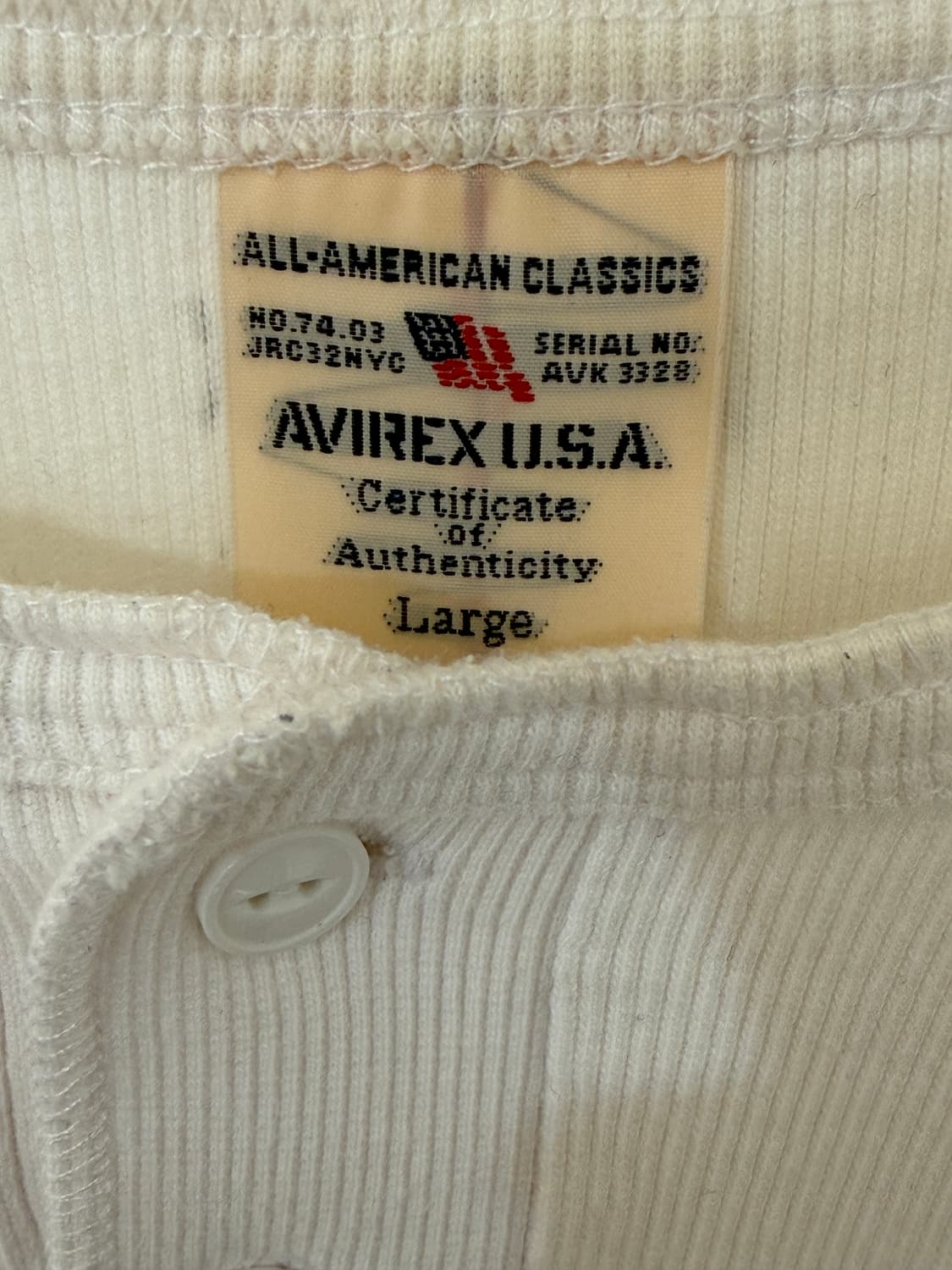 AVIREX pullover 상품이미지5