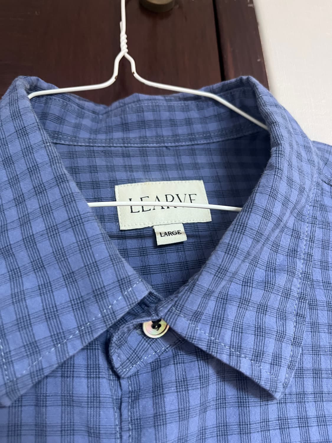 르아브 체크셔츠 상품이미지3