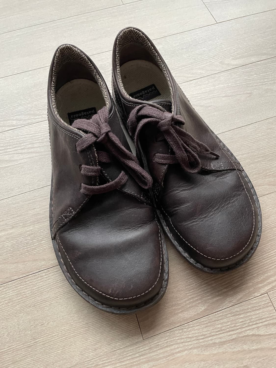 파타고니아 loulu 룰루 레더 슈즈 벨벳 브라운 상품이미지2