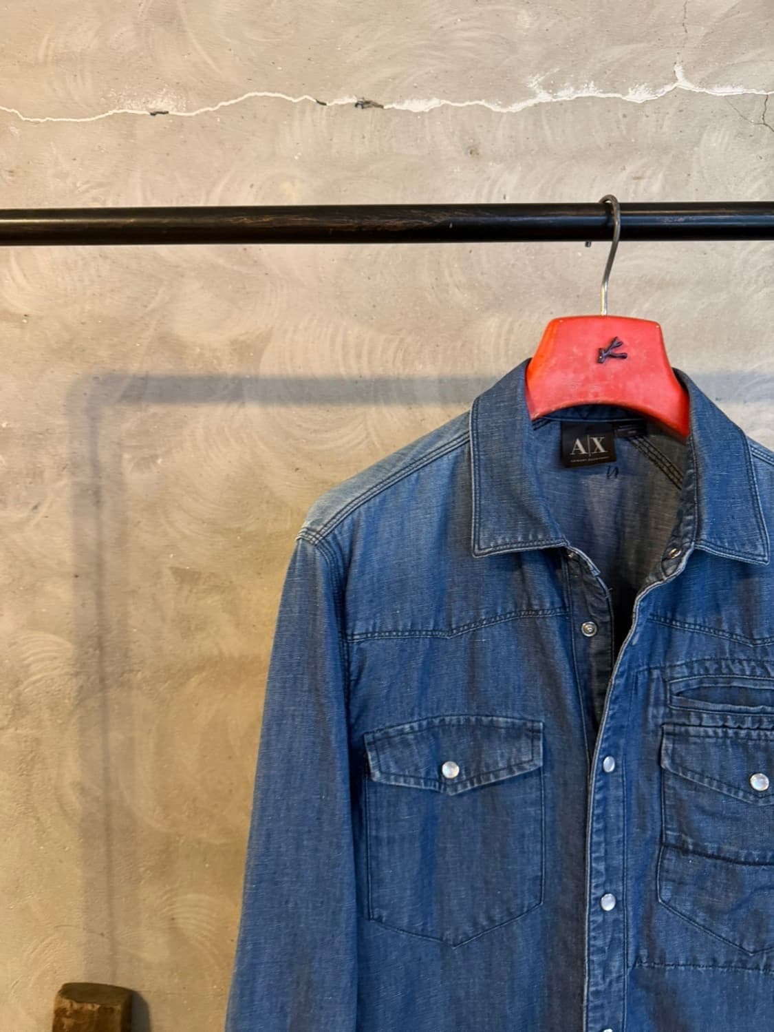 아르마니 익스체인지 데님 셔츠 100 상품이미지2