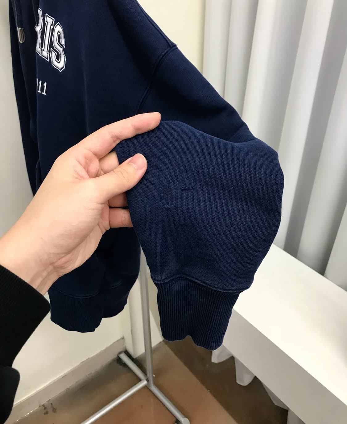 아미 프랑스 파리 후드티 노틱 블루 상품이미지10