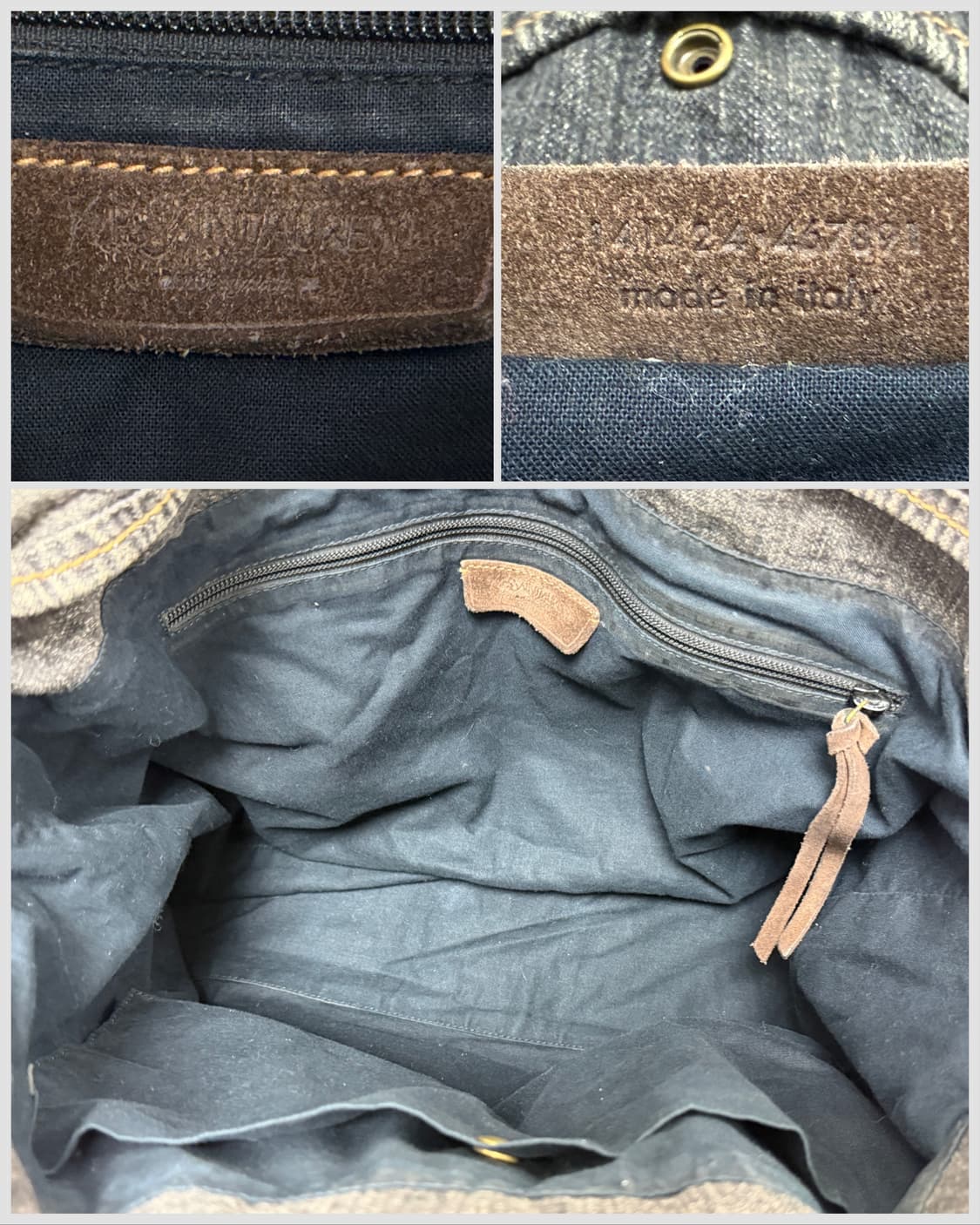 입생로랑 데님 카바스 토트백 상품이미지9