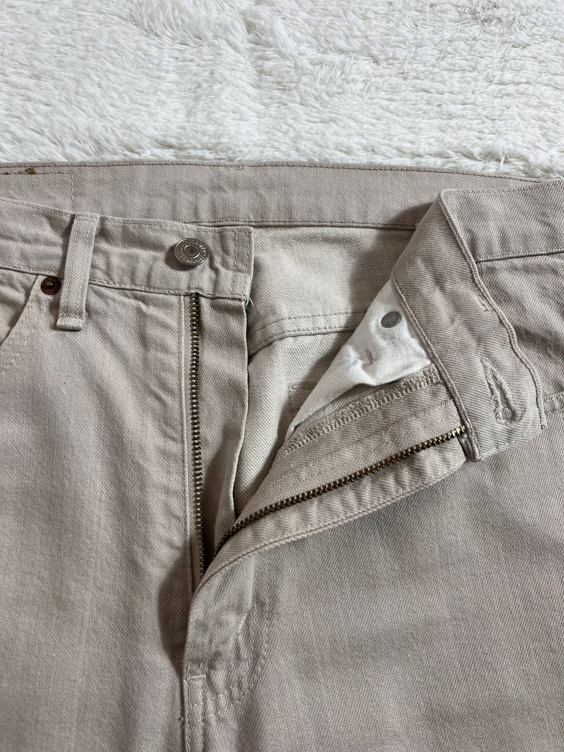 빈티지 리바이스 509 데님 팬츠 베이지 상품이미지6