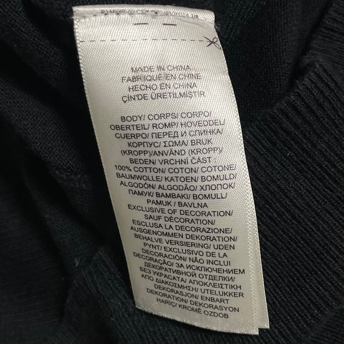 XS 폴로랄프로렌 여성용 블랙 코튼 가디건 상품이미지5